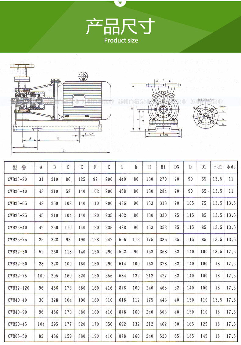 CWB型磁力驅動旋渦泵（bèng）(圖6)